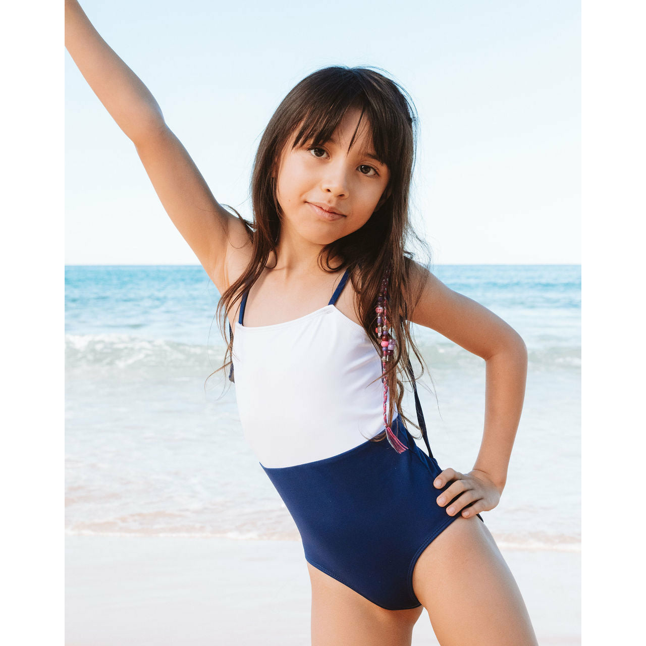 Print Ruffle Beachwear Girls One Piece Swimsuits – Shekini
