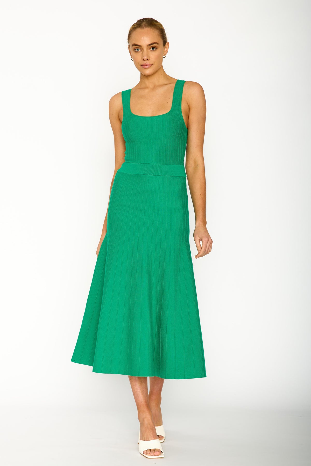 Sophia Knit Dress - Emerald