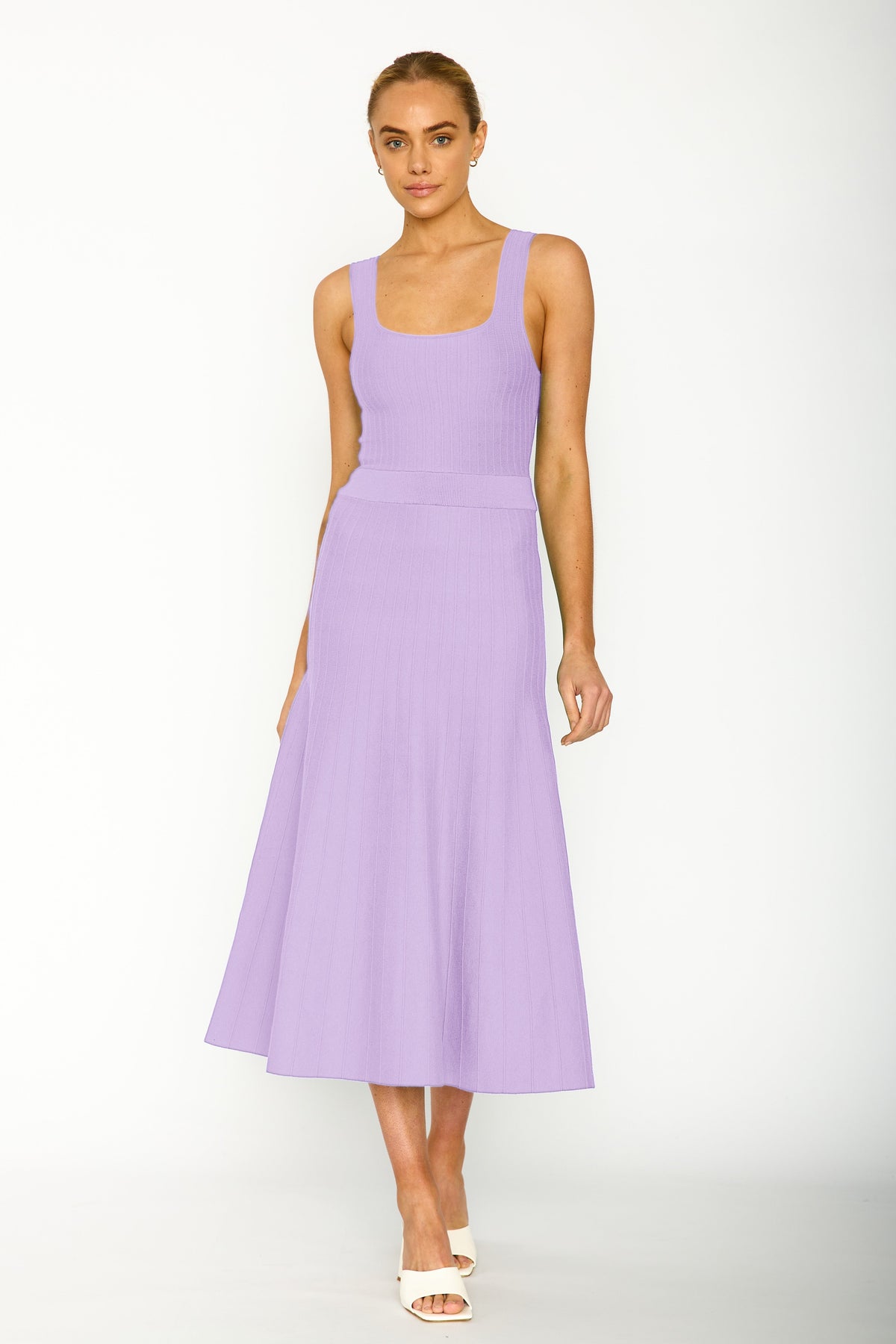 Sophia Knit Dress - Lilac