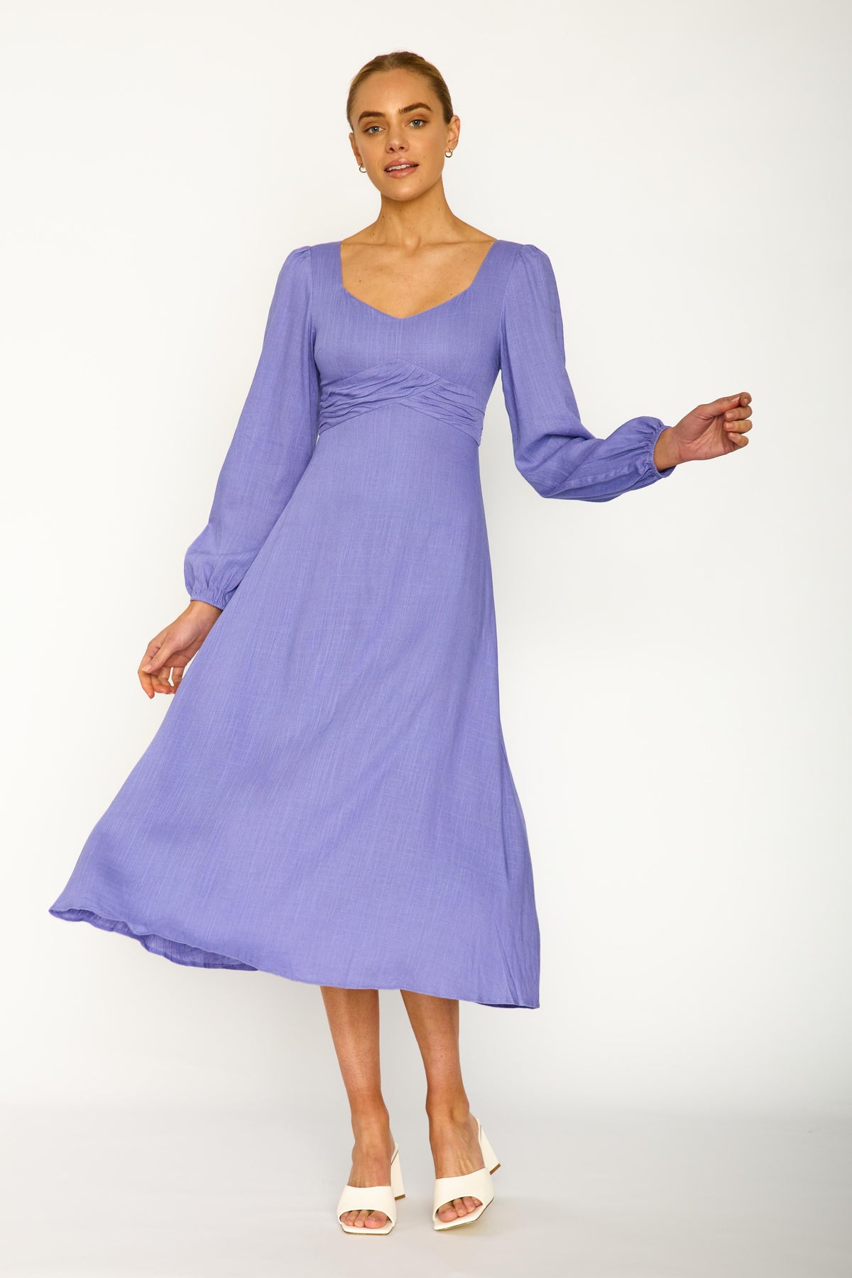 Paline Midi Dress - Lilac