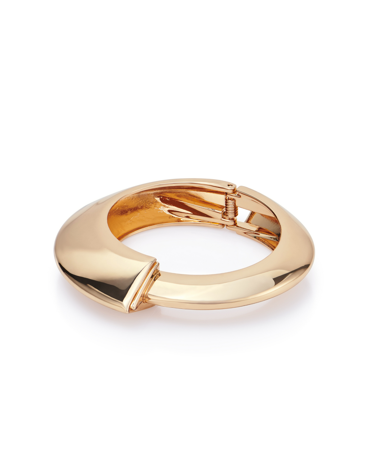 Oval Bangle I Gold