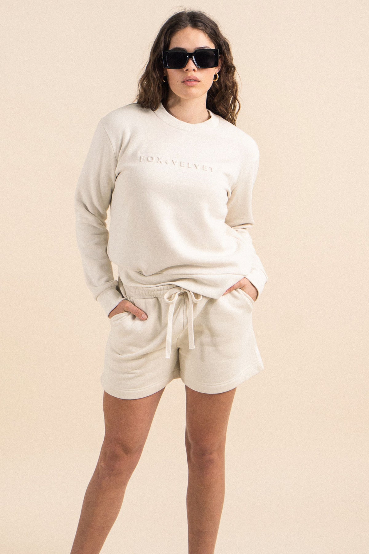 Kate Track Short- Ivory