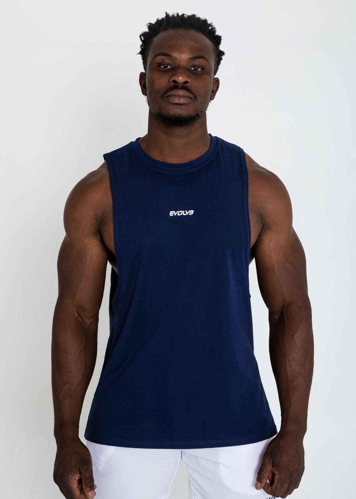 Critical Muscle Tank - Navy Blue