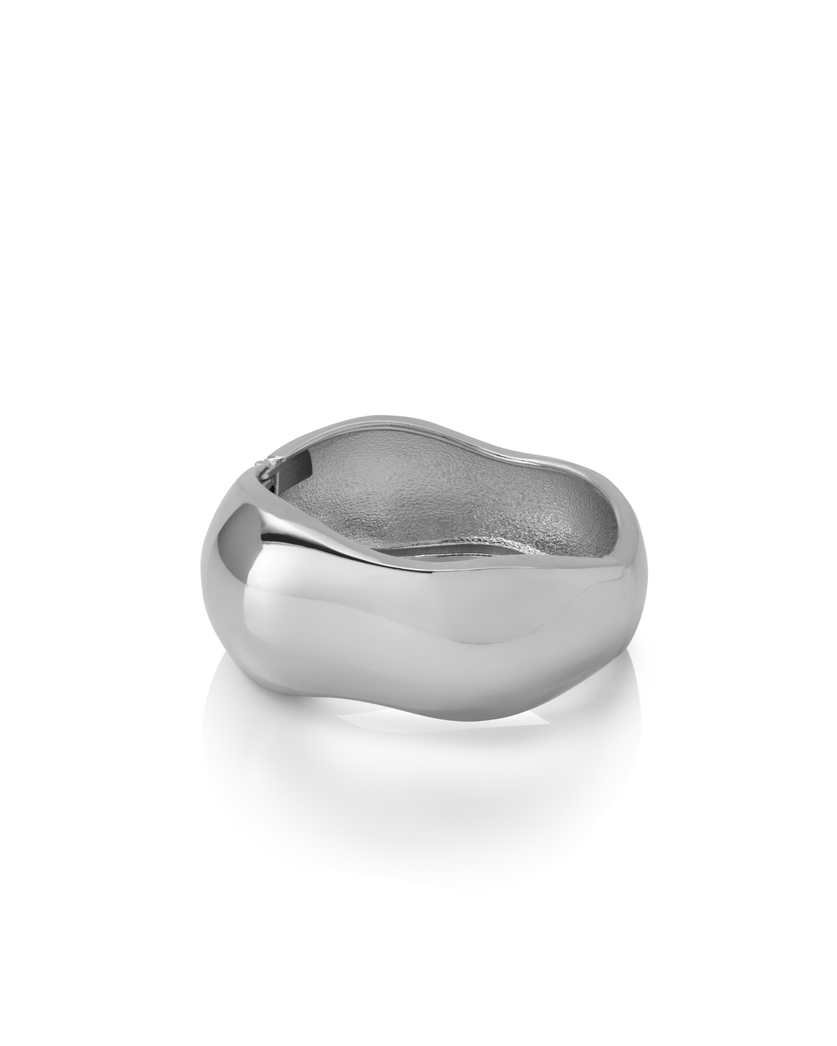 Fluid Bangle | Silver