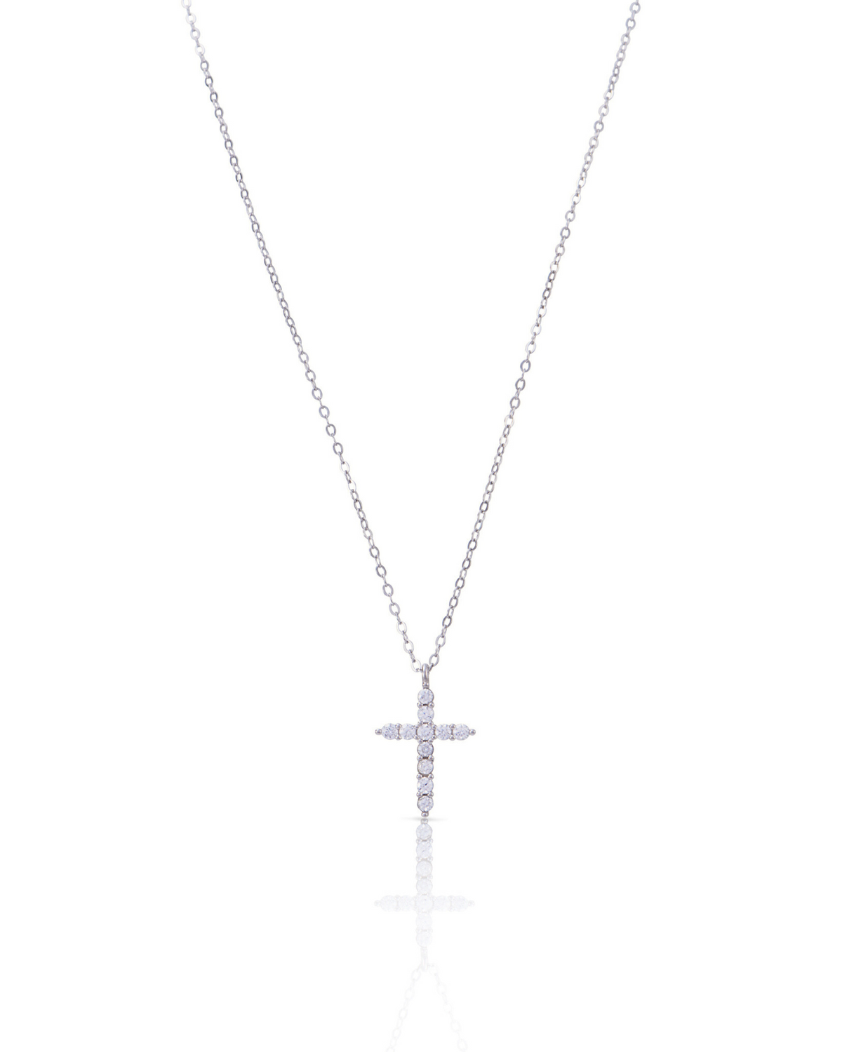 Cross Necklace I Silver
