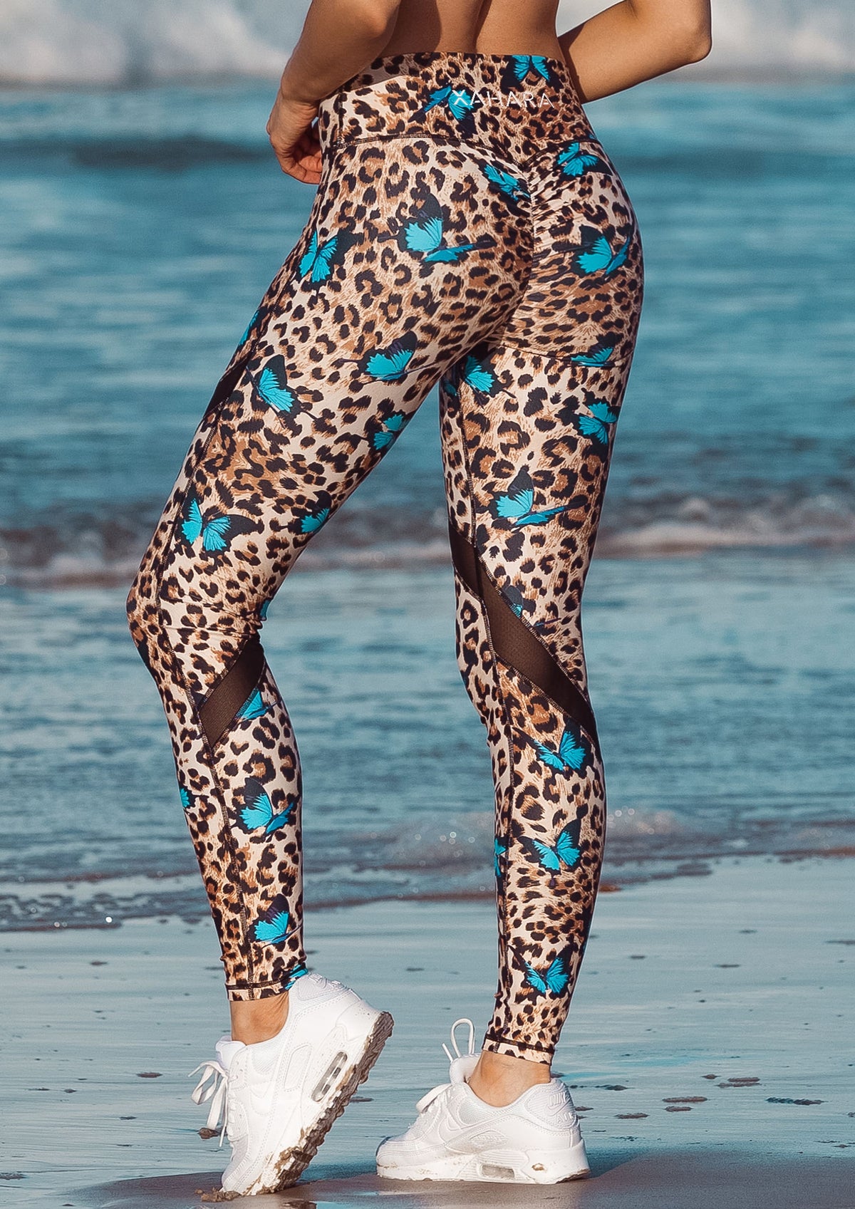 Bootylicious Butterfly Leopard Legging - Xahara Activewear