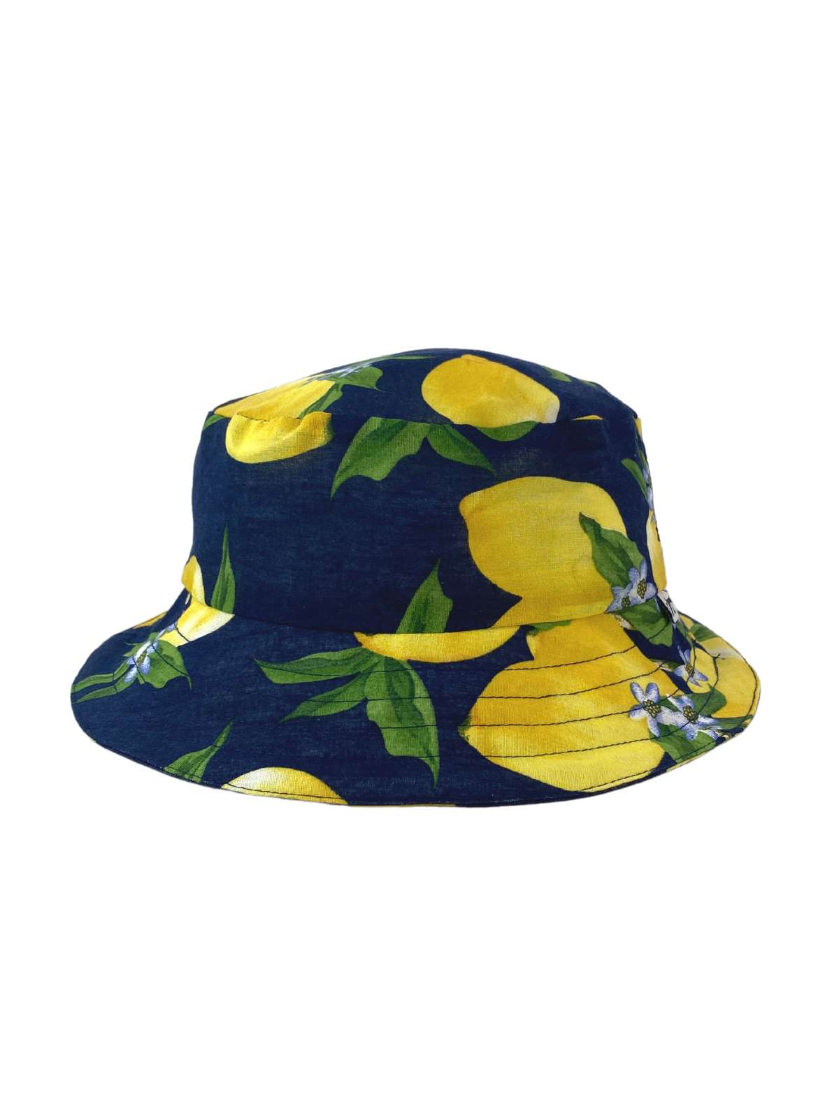 Citrus Bucket Hat - Navy/Yellow
