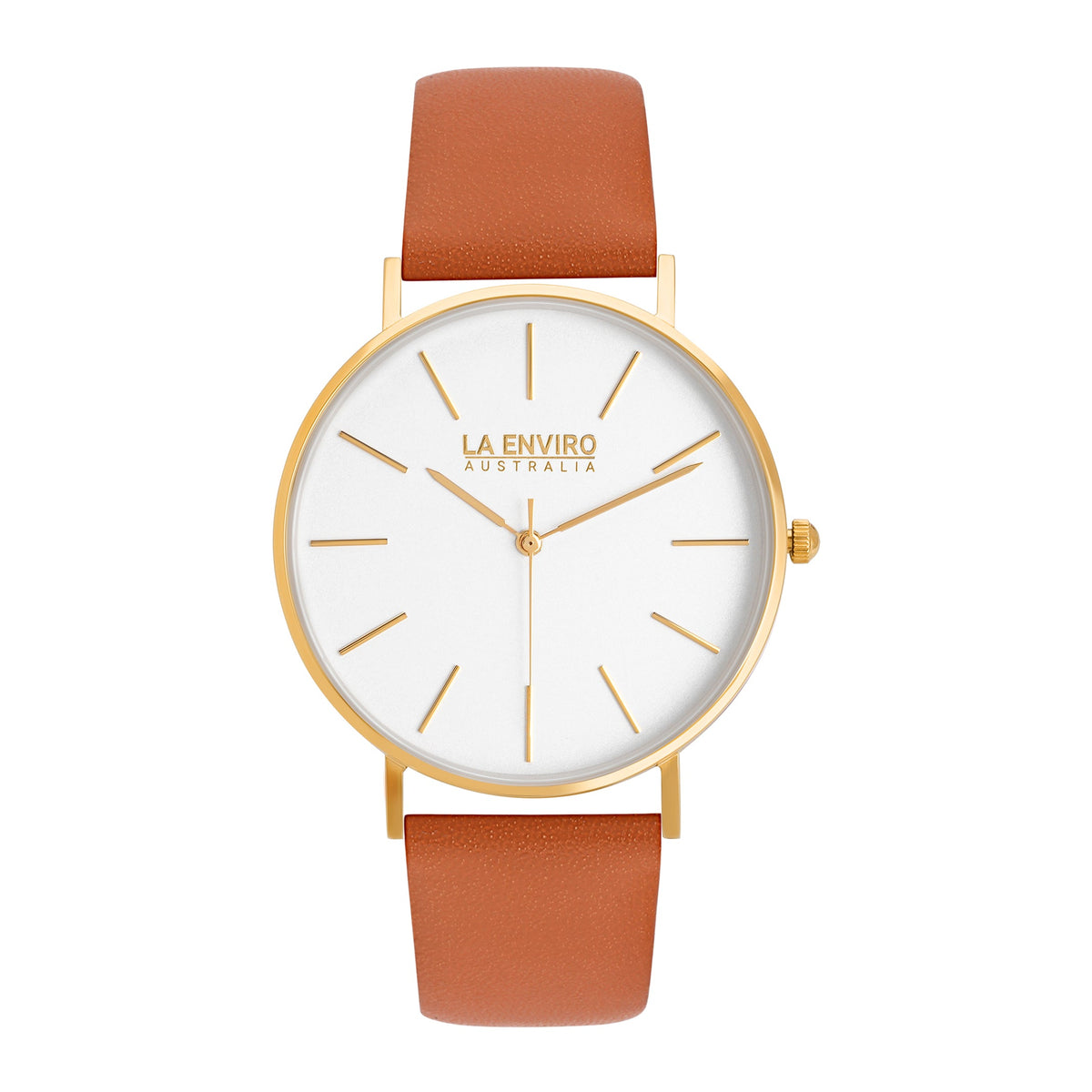 GOLD WITH TAN STRAP I CLASSIC 40 MM
