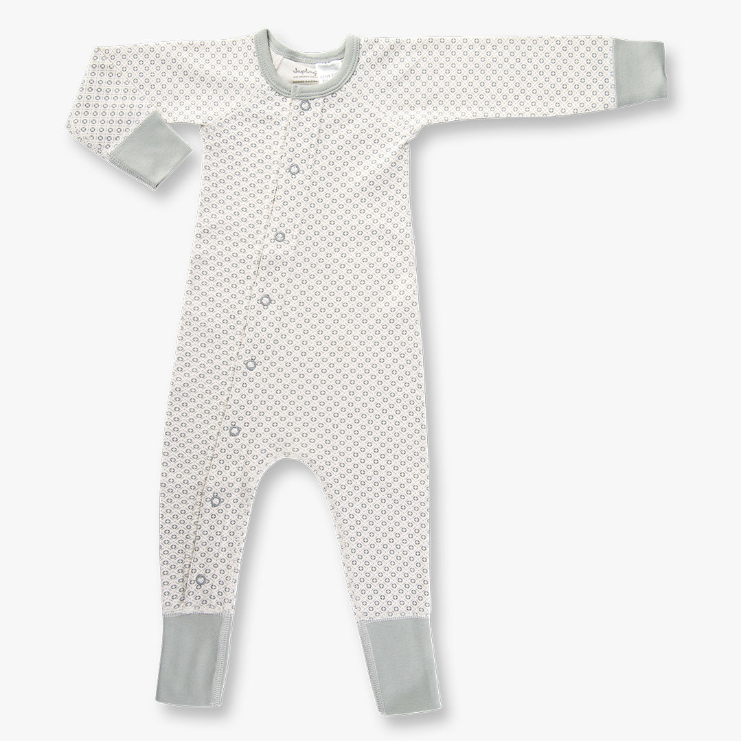 Dove Grey Romper - Sapling Child Australia