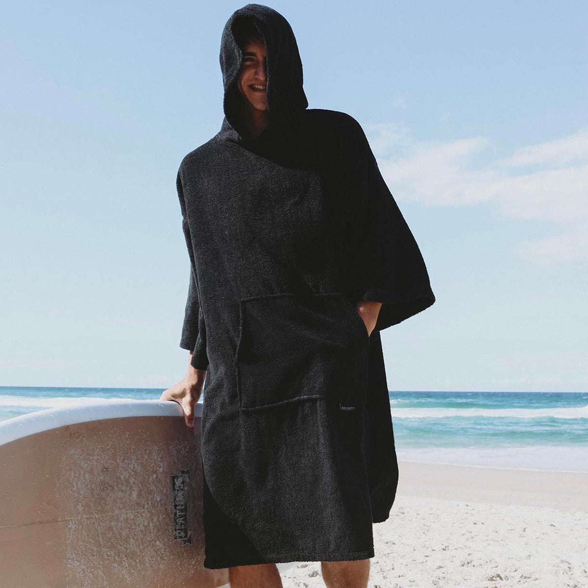 life of coco surf visuals hooded towel