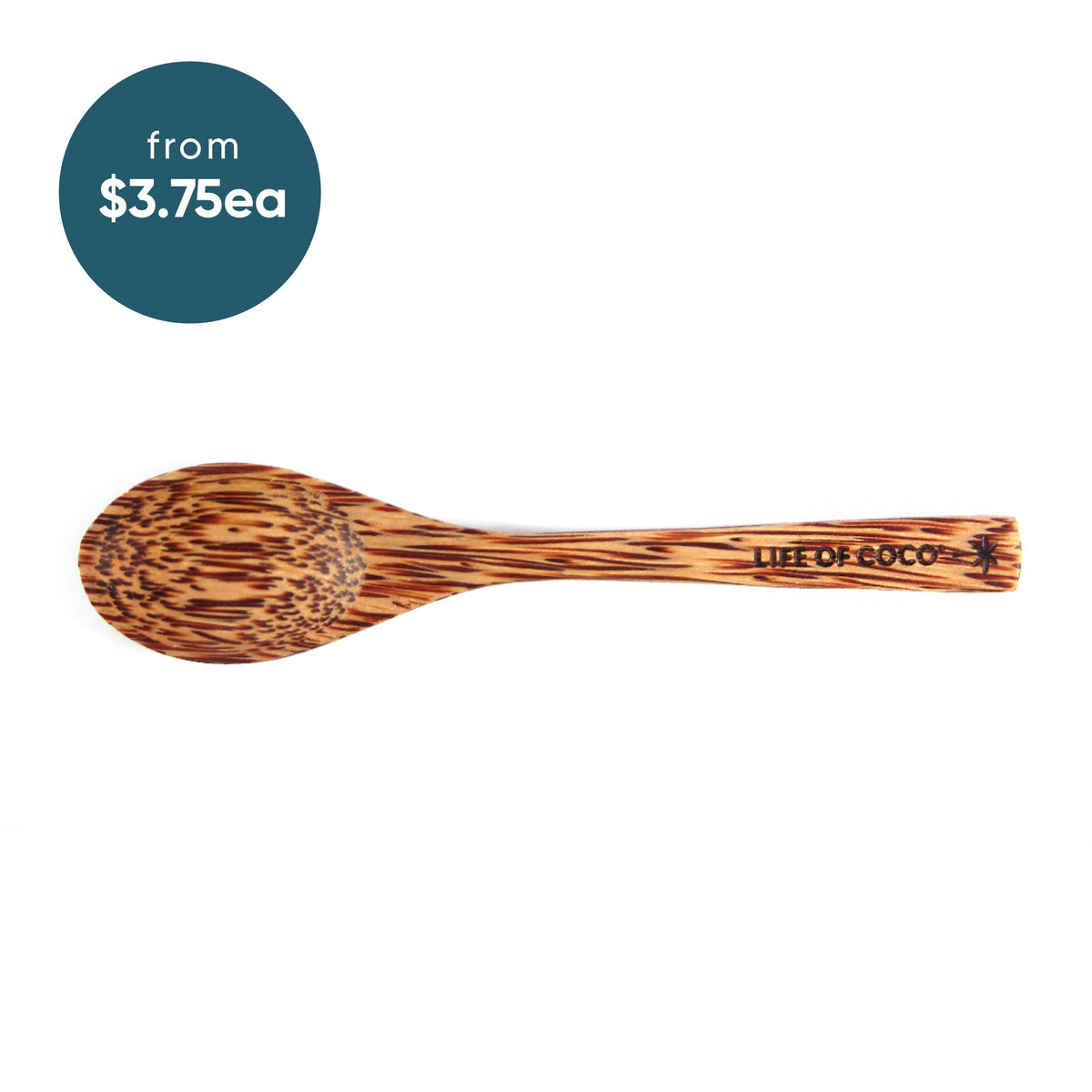 life of coco wholesale reusable wooden spoon coconut