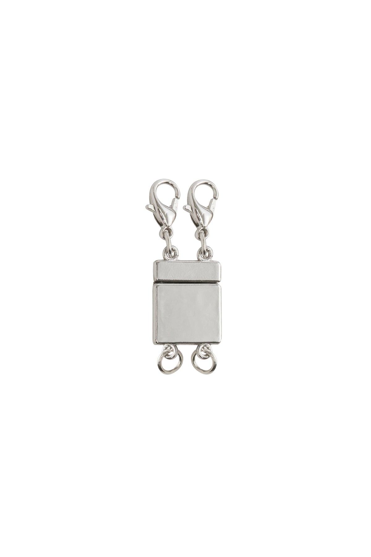 Silver Necklace Separator I 2 Links