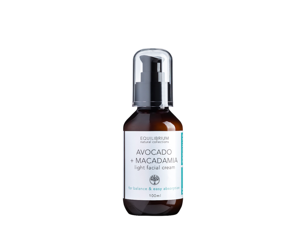 ORGANIC AVACADO AND MACADAMIA LIGHT FACIAL CREAM 100ML