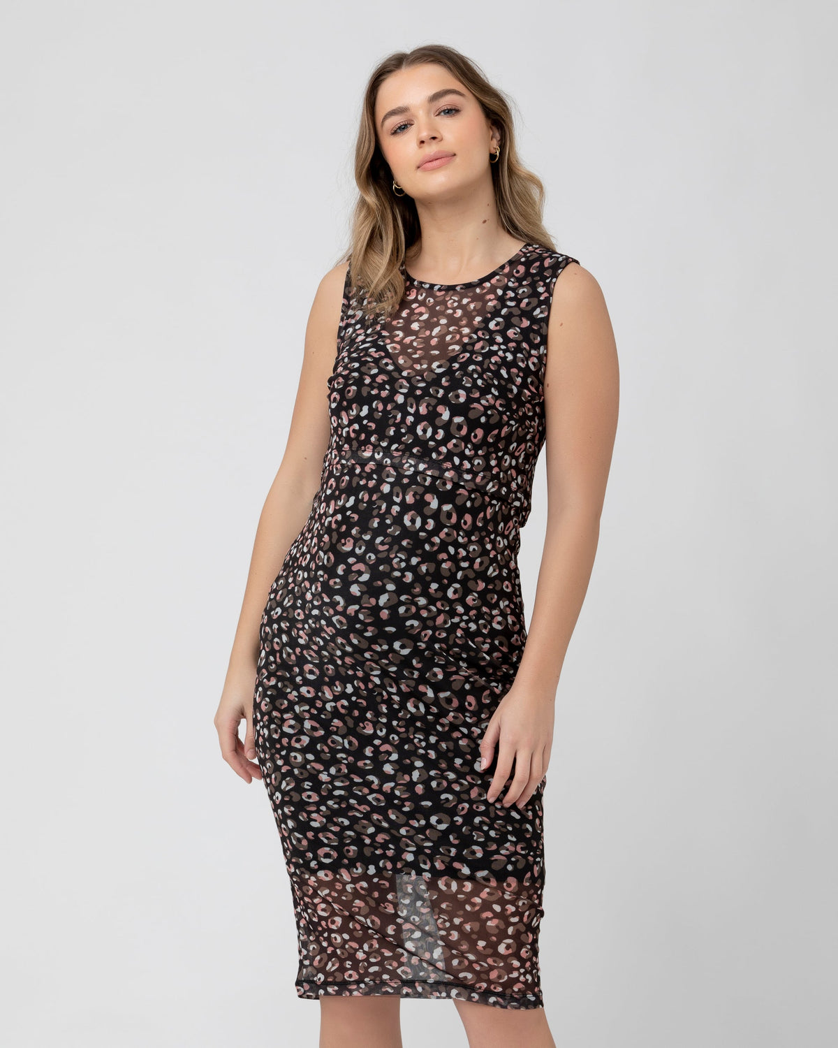 Celia Nursing Dress  Black