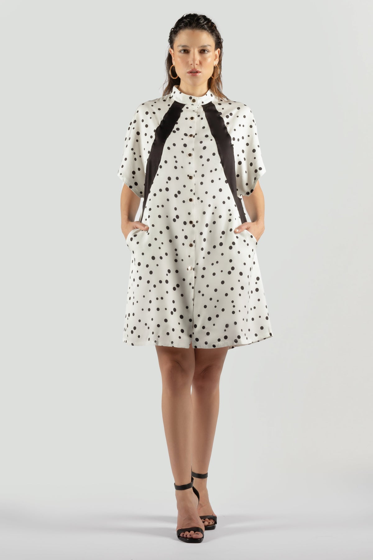 Skye Shirt Dress - Polka Dot