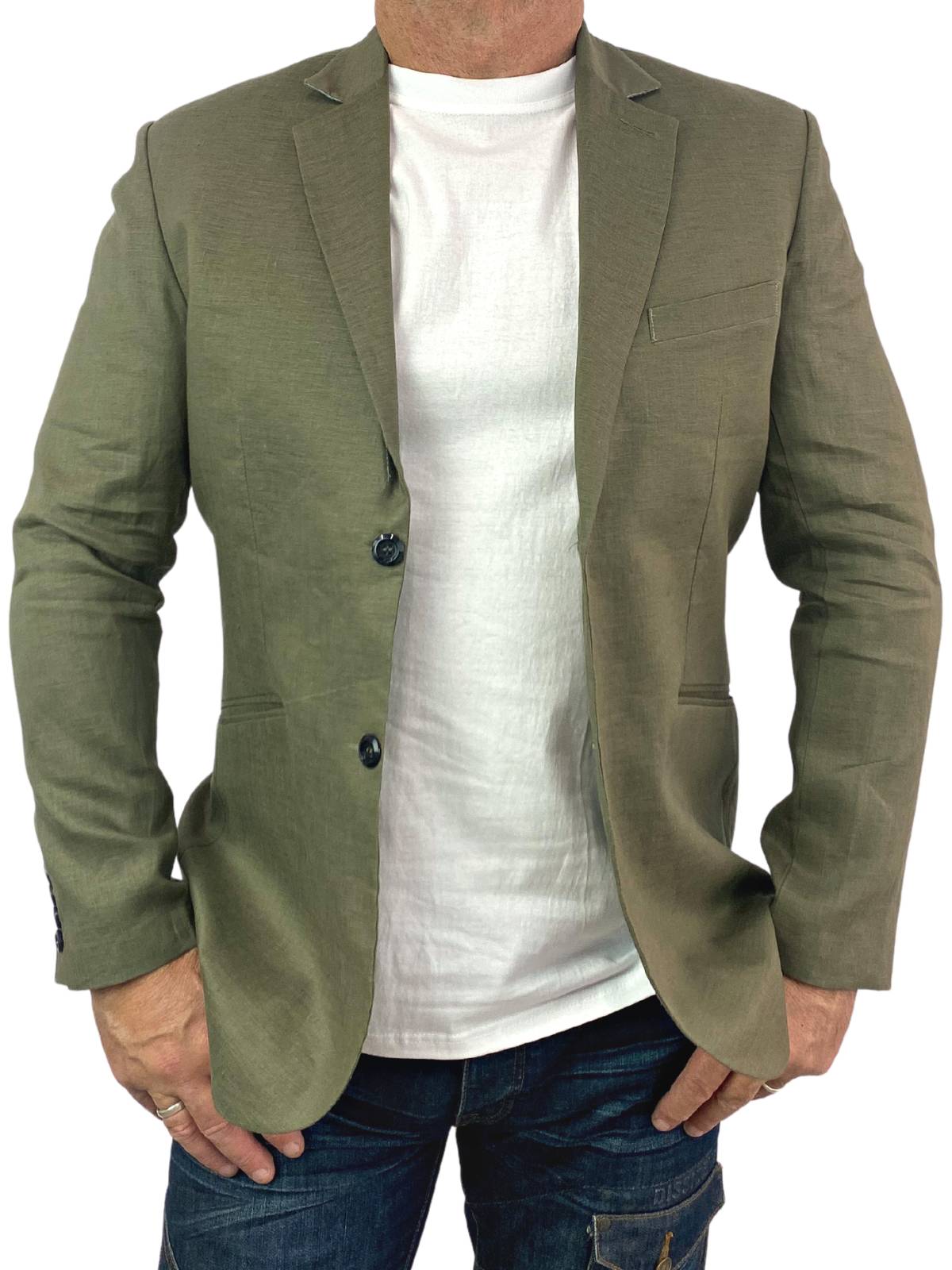 Slate Linen Jacket