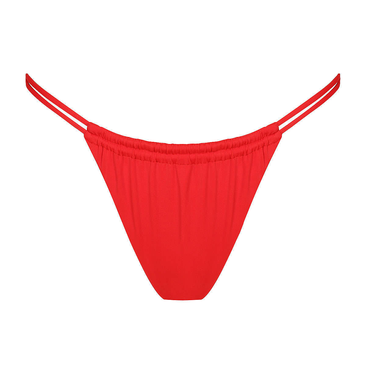 Savana bikini bottoms - in Red - Tshala Swim.