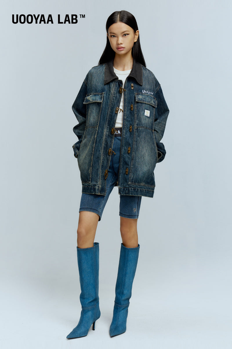 Makenna vintage workwear denim jacket