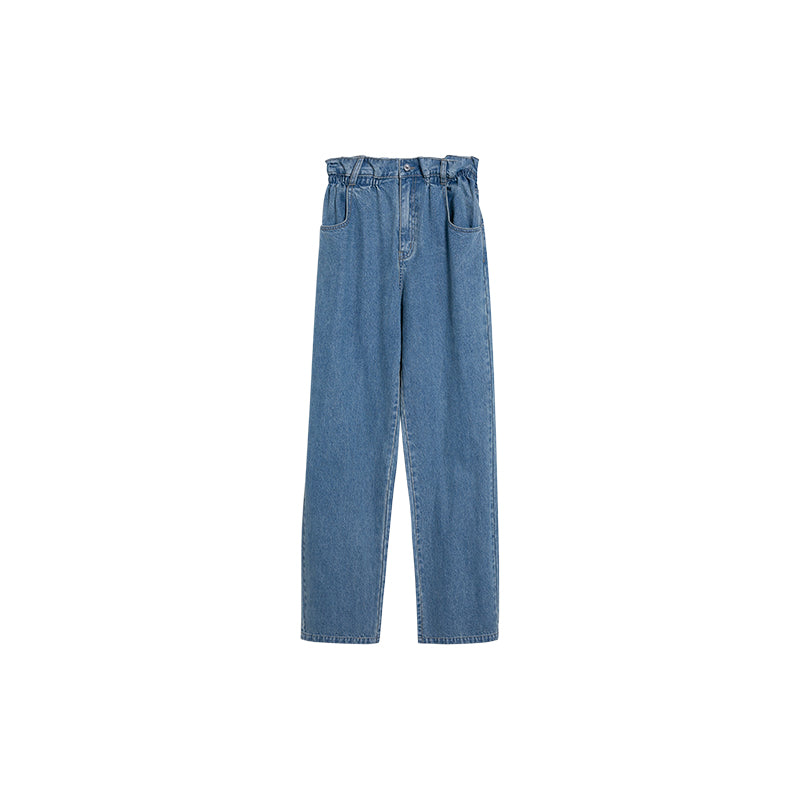 Londyn Nipped-in high-rise straight-leg jeans