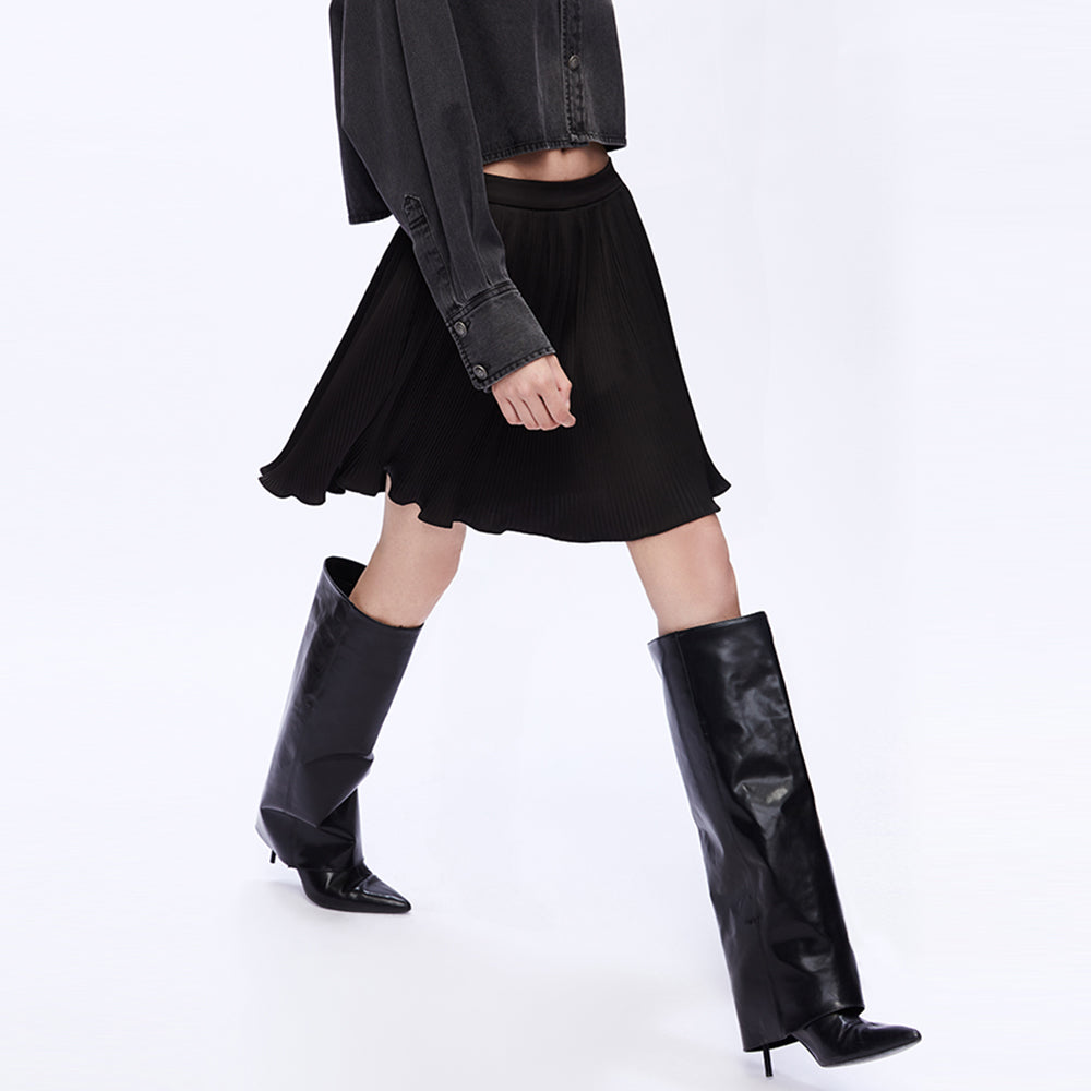 Black A-Line Skirt