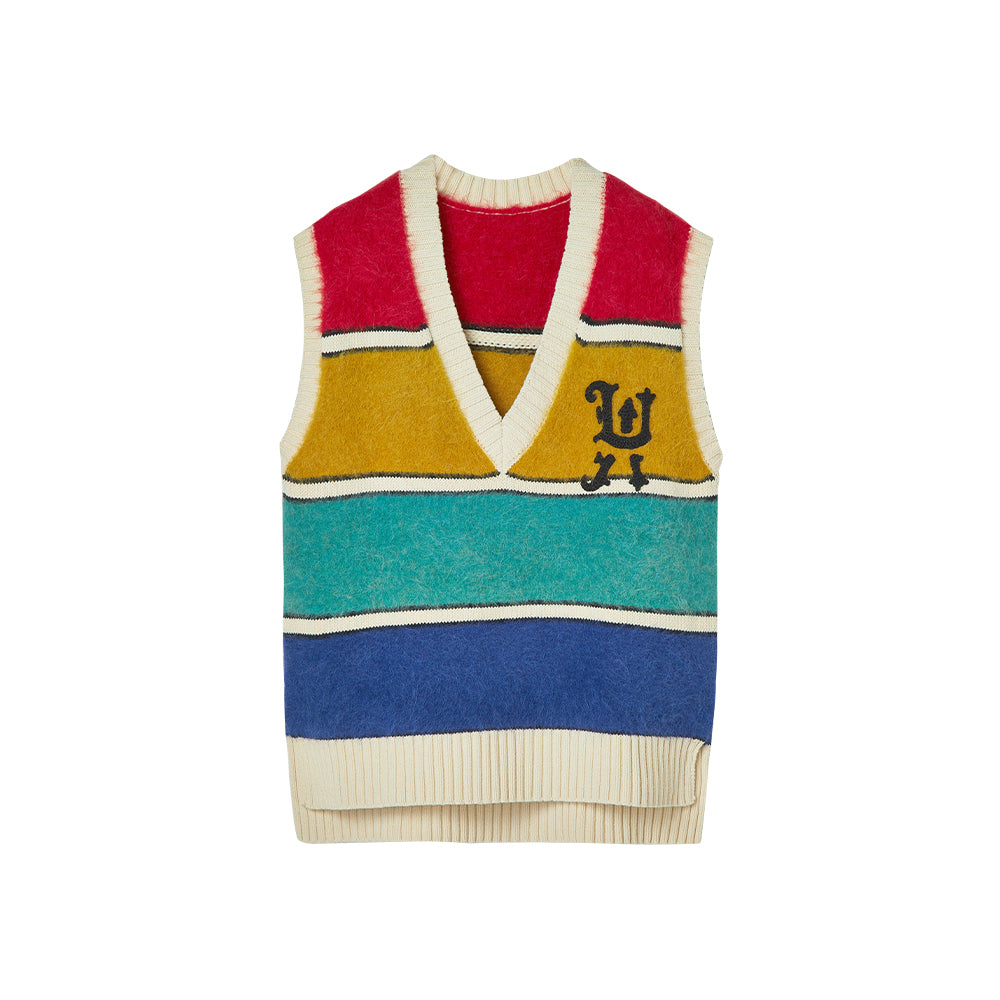 Striped Rainbow Vest