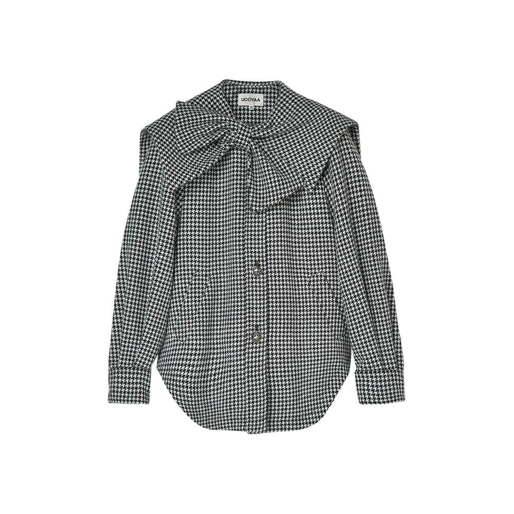 Bow Houndstooth Shirt