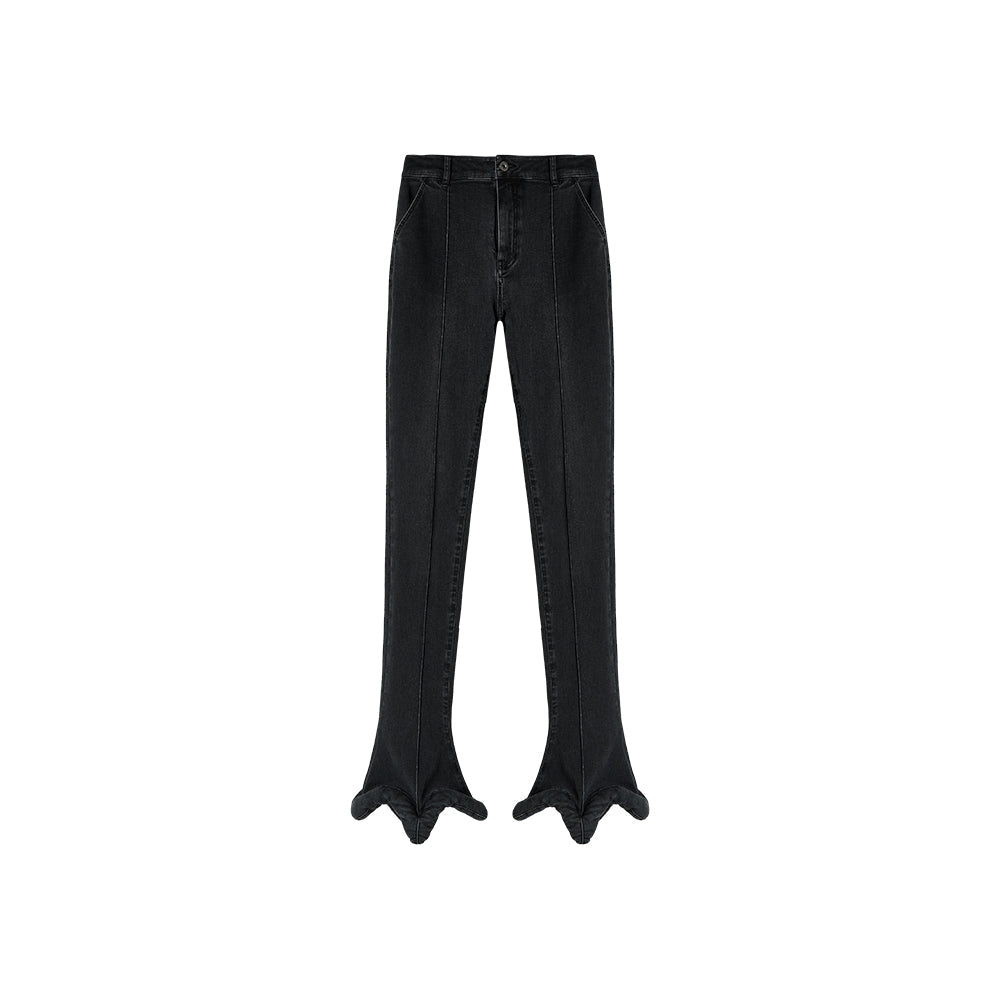 Morgan Washed Black Modern Duck Pants