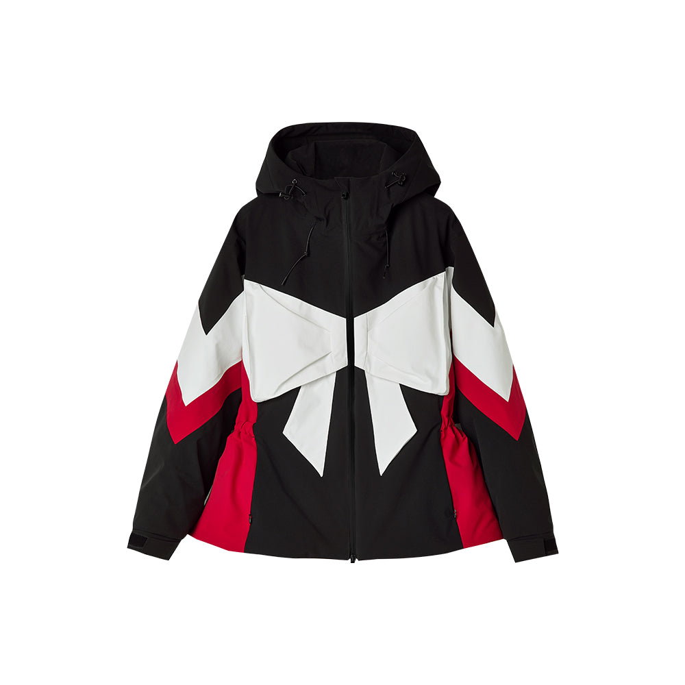 Urban Tech-wear Style Bowknot Down Jacket