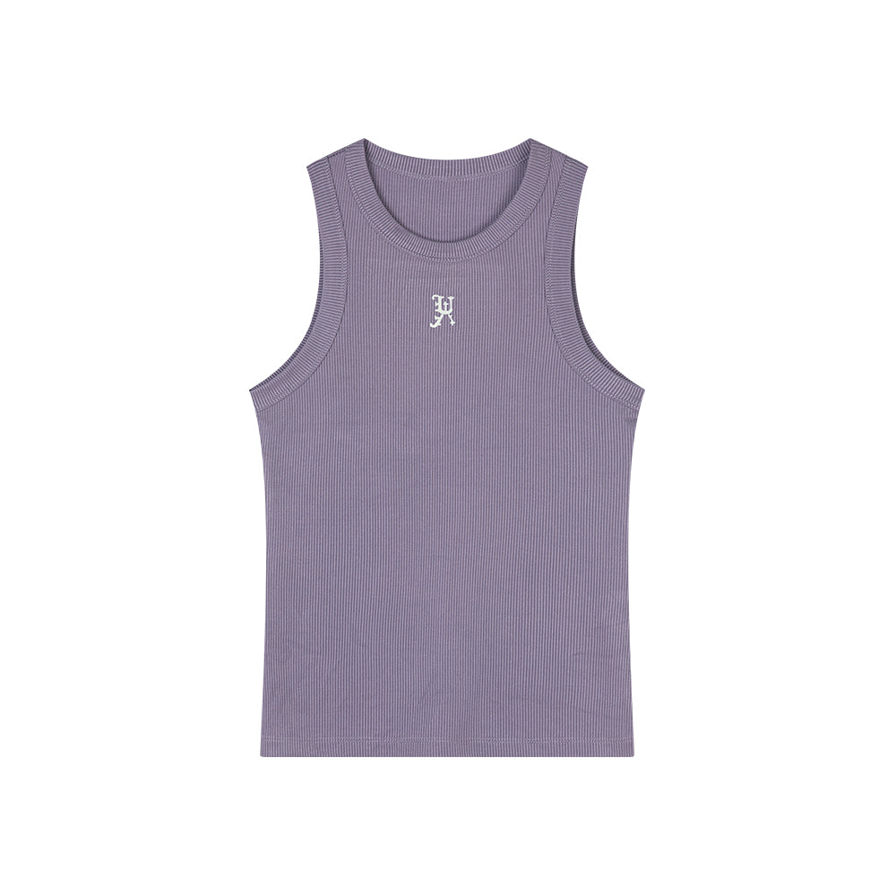 Racerback Tank Top (Purple/White/Black)