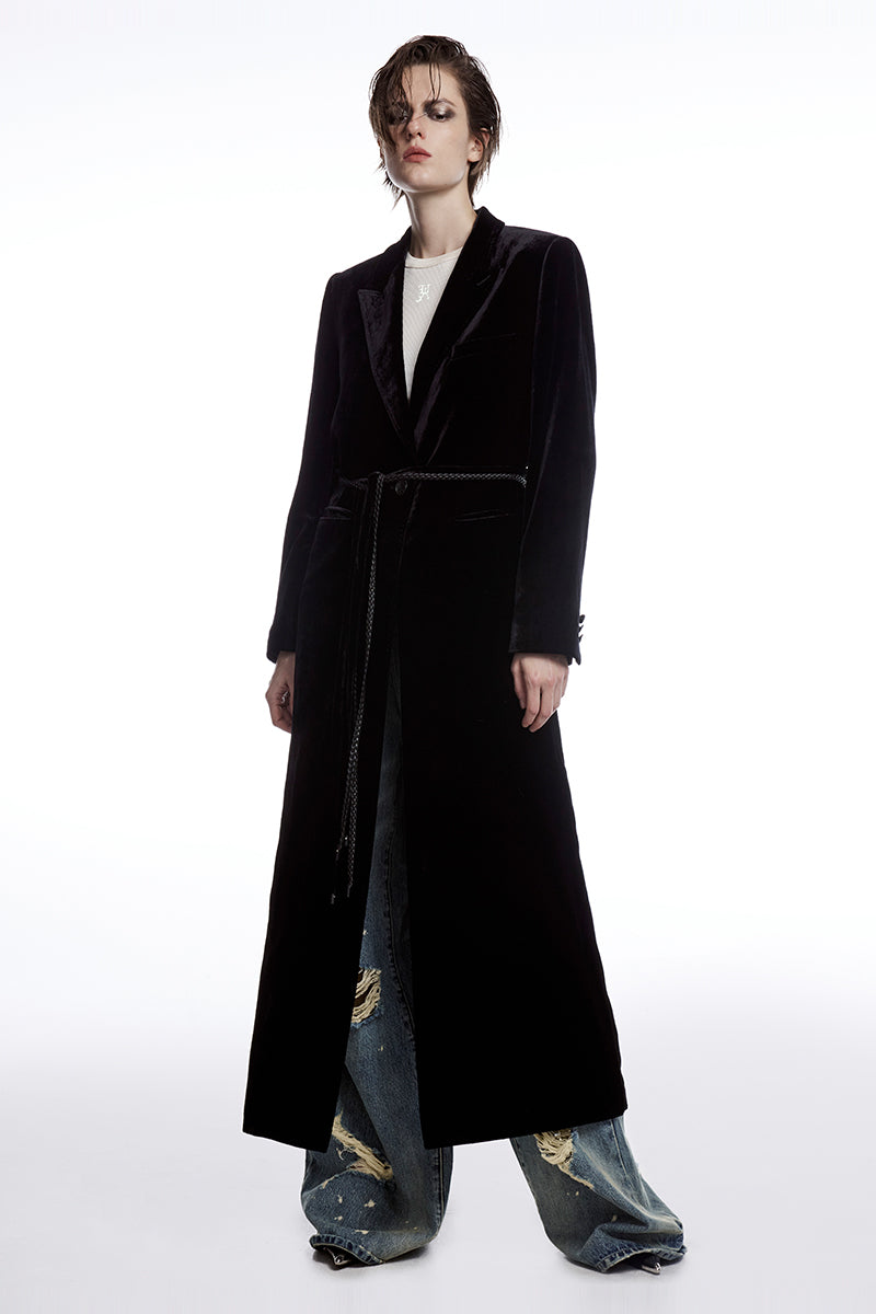 Black Velvet Robe