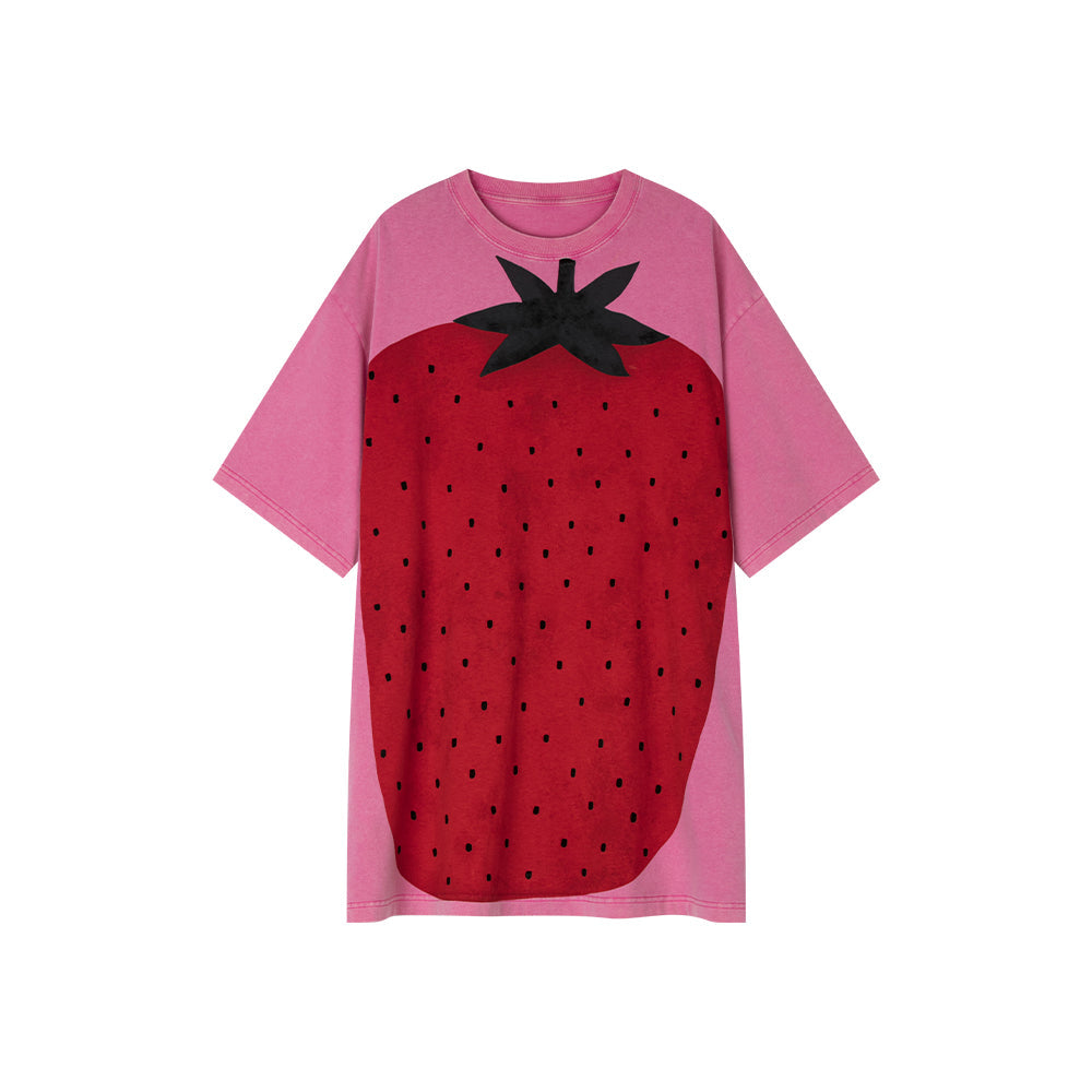 Printed Strawberry T-shirt