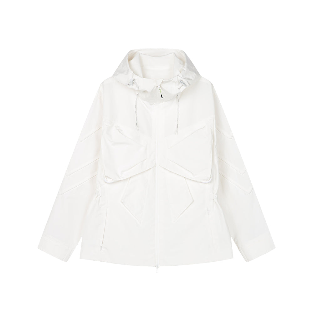 White Hooded Jacket