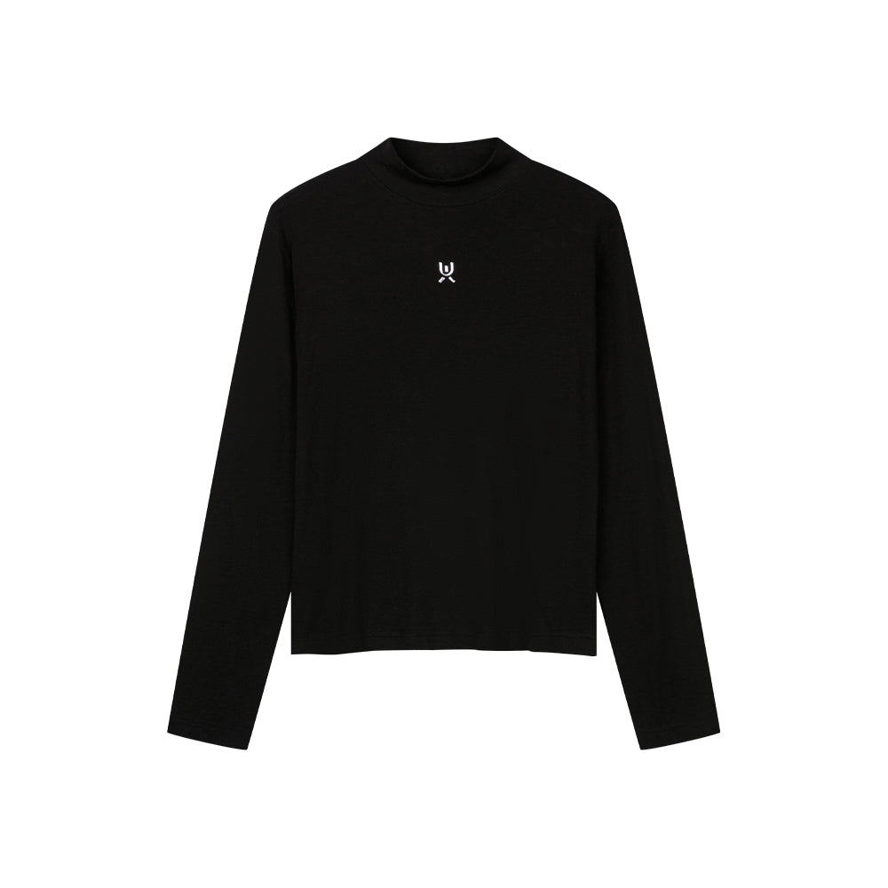 Turtle Neck Long-sleeved Top