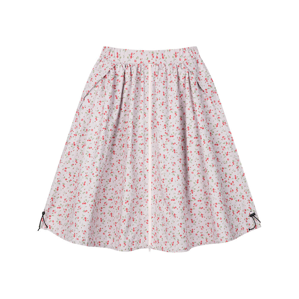 Floral A-line Skirt