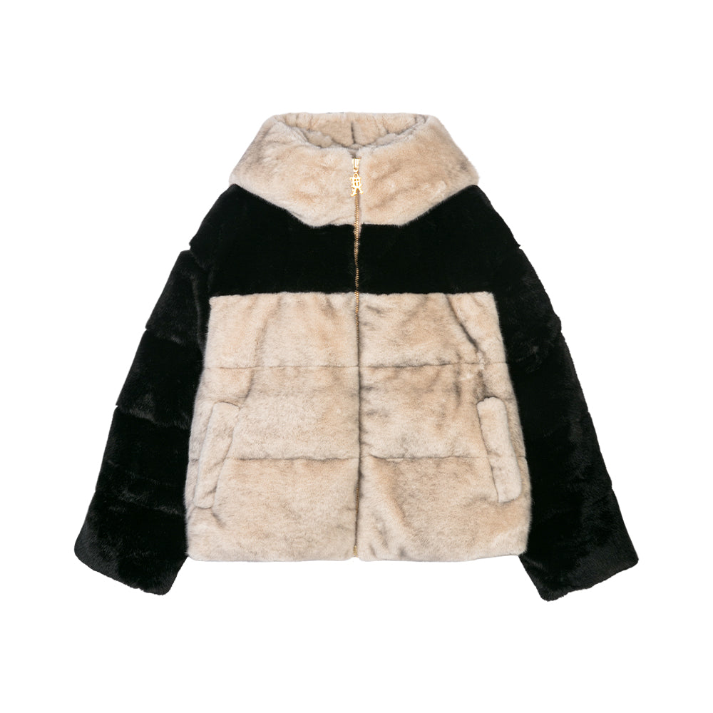 Panda Fluffy Down Jacket