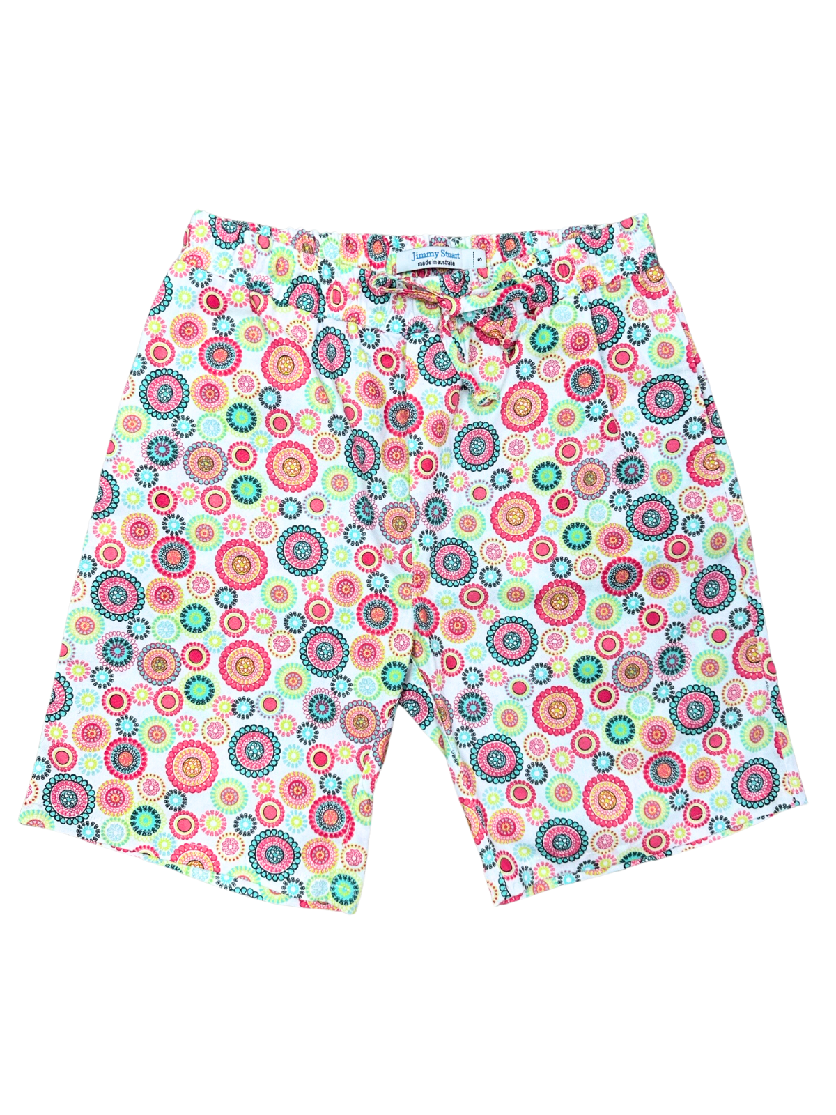 Universe Geometric Cotton Short - Pink