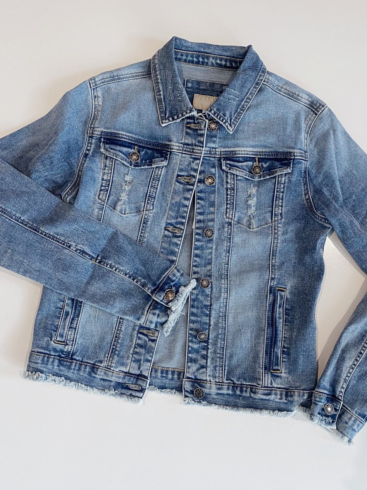 NEVE DENIM JACKET - BLUE DENIM