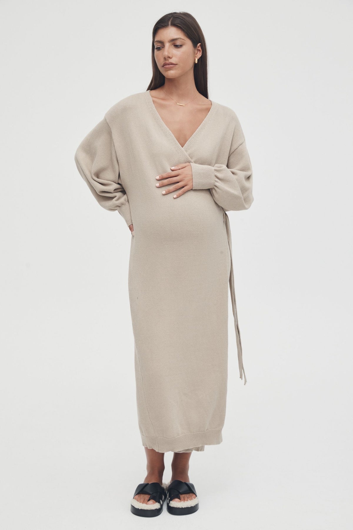 Maternity Wrap Dress 1