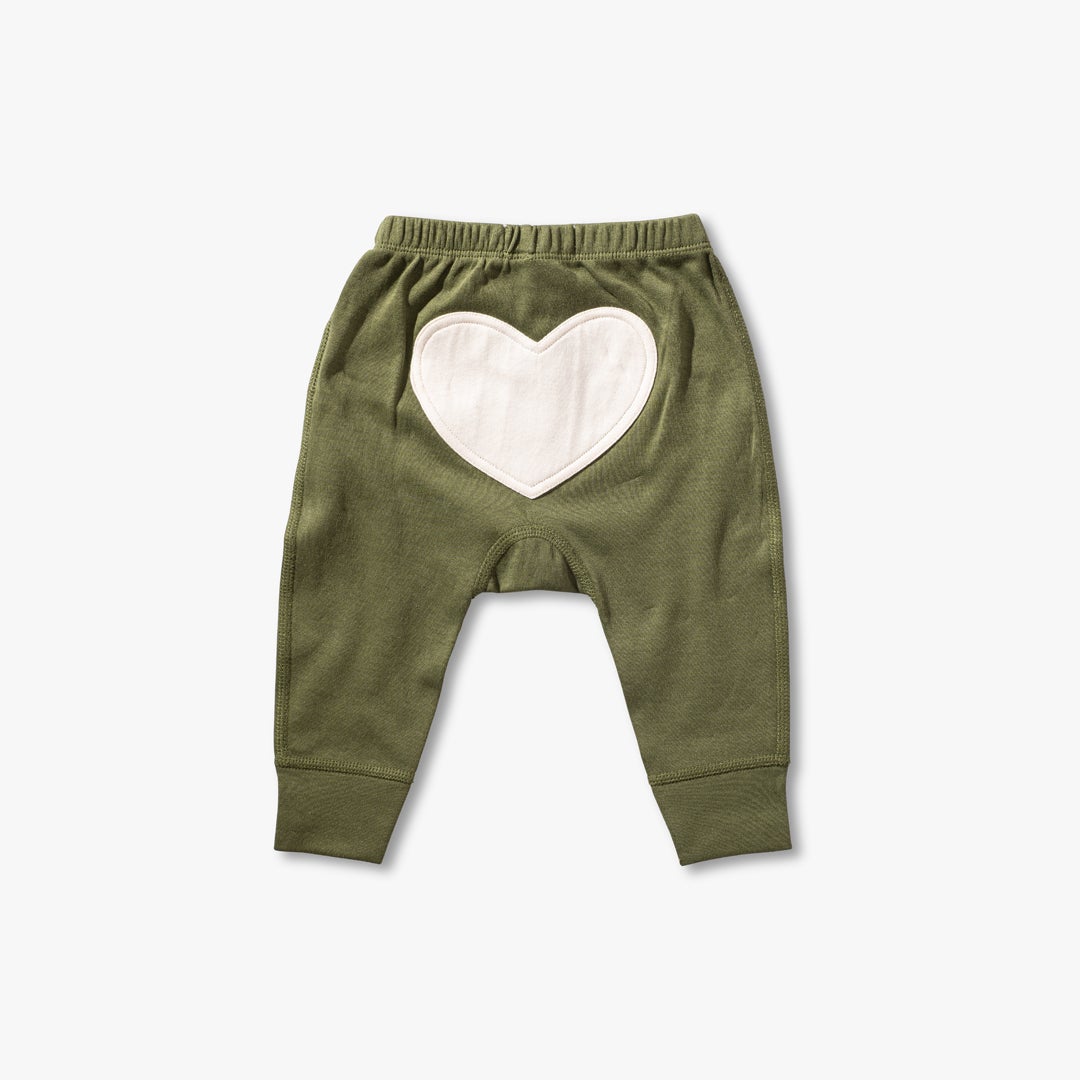 Mistletoe Green Heart Pants