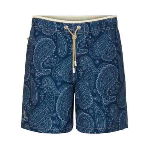 Cameron Paisley Swim Shorts Navy